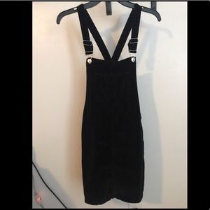 Black overall Mini dress